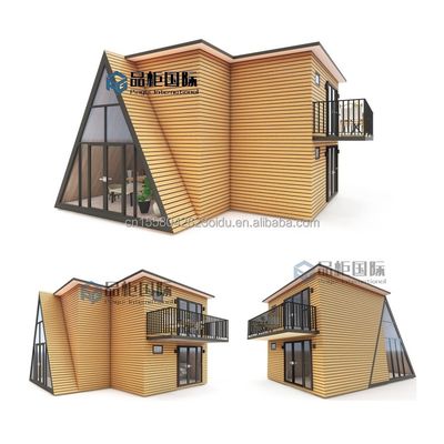 Ζυγισμένο χάλυβα κάμψη 180g κινητό 40ft 20ft Prefab κοντέινερ σπίτι για εξωτερική διαμονή στο κατάστημα ξενοδοχείου Villa