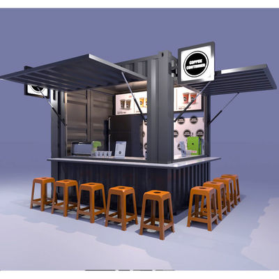 Καφετέρια Μπαρ Οδός Εστιατόριο Κήπος Booth 10 πόδια σε 20ft ή 40ft με 50/75/100mm κύμα σάντουιτς Πίνακα