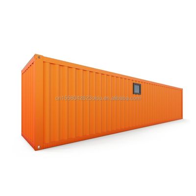 Ξενοδοχείο 40ft Prefab Μονουλικός αναδιπλούμενος δοχείο γρήγορη κατασκευή Μικρό σπίτι με γαλβανισμένα τετραγωνικά σωλήνες χάλυβα Κύρια δομή