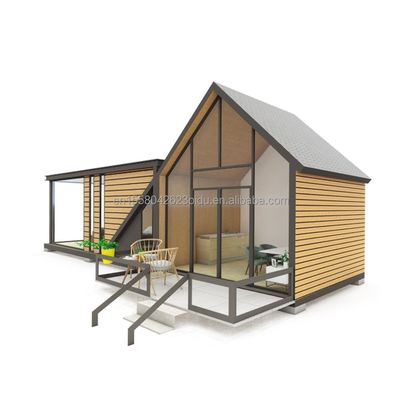 50/75/100mm Wave Sandwich Panel Wall για εμπορικό κέντρο σε τριγωνική χάλυβα δομή Σχεδιασμός της ΕΕ σύγχρονη επίπεδη συσκευασία σπίτι εμπορευματοκιβωτίου
