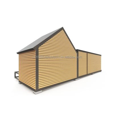 50/75/100mm Wave Sandwich Panel Wall για εμπορικό κέντρο σε τριγωνική χάλυβα δομή Σχεδιασμός της ΕΕ σύγχρονη επίπεδη συσκευασία σπίτι εμπορευματοκιβωτίου