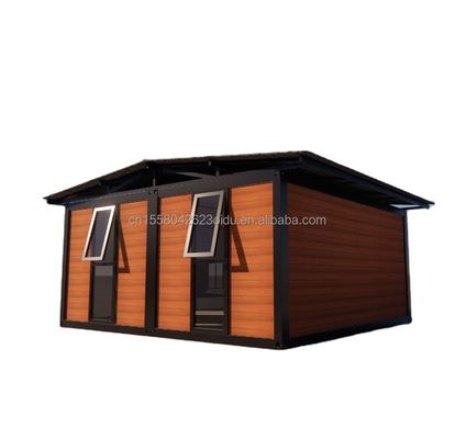 20ft 40ft Windproof Luxury Modular Steel Folding Containers για βίλες Προσαρμοσμένο τοίχωμα 50/75/100mm Wave Sandwich Panel