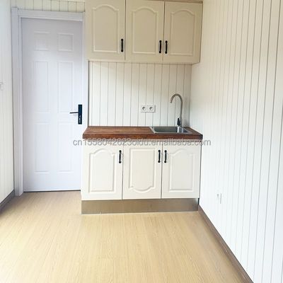 20ft ελαφρύ ξενοδοχείο χάλυβα Container House με 50/75/100mm κύμα Sandwich Panel τοίχος