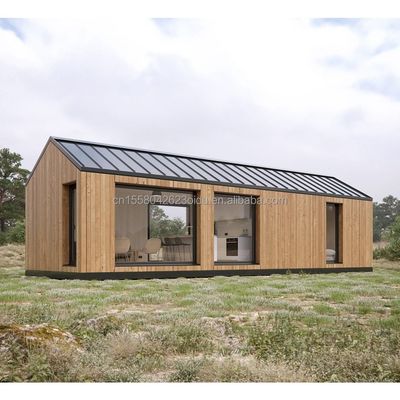 20ft 40ft Quick Assembly Container για προσωρινά γραφεία ξενοδοχείο ξύλινα σπίτια από χάλυβα Φρέμα Ζυγισμένο χάλυβα κάμψη 180g