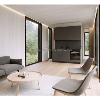 ΕΕ Σύγχρονη 20ft γρήγορη συναρμολόγηση ξύλινα σπίτια κοντέινερ ξενοδοχείο κατάστημα για το γραφείο σε προσαρμοσμένο χρώμα