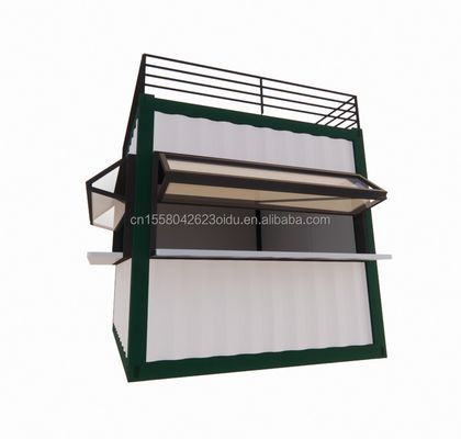 Τείχος 50/75/100mm Wave Sandwich Panel 20ft/40ft Προετοιμασμένο κινητό μπαρ Προσαρμόσιμο 10 FT Σύγχρονο προετοιμασμένο μικροπωλείο