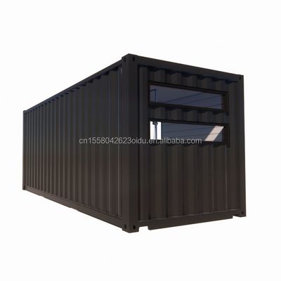 50/75/100mm κύμα σάντουιτς Πίνακα ξύλινα μπάνια και συναρμολόγημα αλουμινίου παράθυρα χάλυβα ξύλινη δομή επίπεδη συσκευασία κοντέινερ σπίτι για ξενοδοχεία κήπου