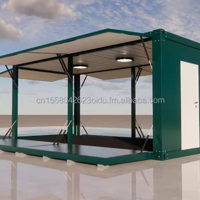 Σύγχρονο 20 FT 40 FT Προετοιμασμένο Σπίτι Κωνσταντίνος ξύλινο Προετοιμασμένο Εξωτερικό Εστιατόριο Καφετέριος για εξατομικευμένο χρώμα