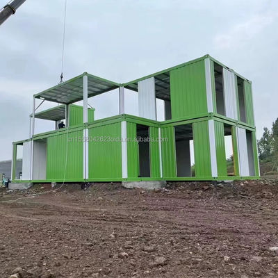 10ft 20ft Steel Shipping Container Prefabricated House Shop Bar Workshop Home Bedroom Hotel 40ft Μέγεθος με σάντουιτς
