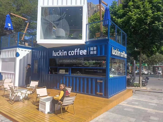 10ft 20ft Steel Shipping Container Prefabricated House Shop Bar Workshop Home Bedroom Hotel 40ft Μέγεθος με σάντουιτς