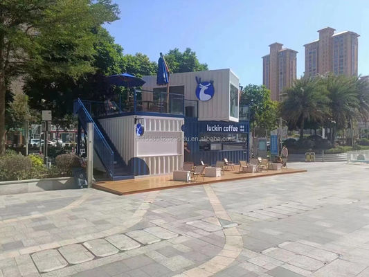 10ft 20ft Steel Shipping Container Prefabricated House Shop Bar Workshop Home Bedroom Hotel 40ft Μέγεθος με σάντουιτς