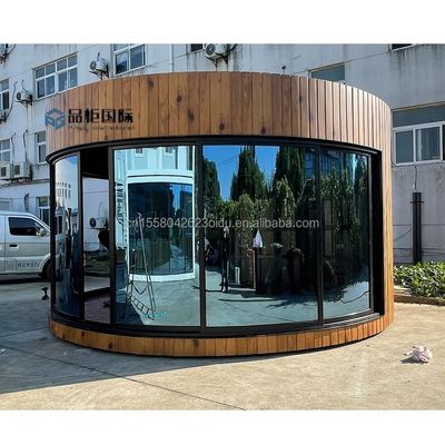 Ξύλινα σπίτια ΕΕ Αυστραλιανό πρότυπο κοντέινερ Γραφείο κατοικία κυκλικός κήπος ολοκληρωμένο σπίτι με διάφορα υλικά