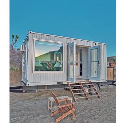 Αυστραλιανό πρότυπο Τετραγωνικά σωλήνες από γαλβανισμένο χάλυβα Κινέζικο σχέδιο 20ft Προετοιμασμένο κήπο σπίτι Ένα υπνοδωμάτιο Ένα μπάνιο