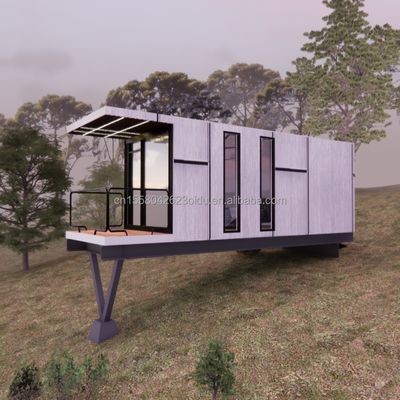 Αλουμινίου Σύνθετο Δωμολόγιο 20ft Prefab House Κωνσταντινοχώρι Ξενοδοχείο Διακοπές Κωνσταντινοχώρι Οικία πολυτελείας Λεπτού Χάλυβα Βίλα
