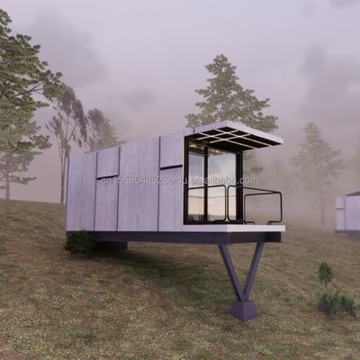 Αλουμινίου Σύνθετο Δωμολόγιο 20ft Prefab House Κωνσταντινοχώρι Ξενοδοχείο Διακοπές Κωνσταντινοχώρι Οικία πολυτελείας Λεπτού Χάλυβα Βίλα