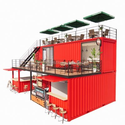 10ft 20ft Pop-up Transport Pavilion Πίνακα σάντουιτς Σπίτι Εστιατόριο Εστιατόριο Μεταφορικό δοχείο για εμπορικό κέντρο
