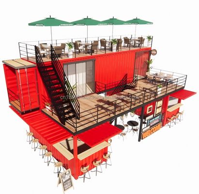10ft 20ft Pop-up Transport Pavilion Πίνακα σάντουιτς Σπίτι Εστιατόριο Εστιατόριο Μεταφορικό δοχείο για εμπορικό κέντρο