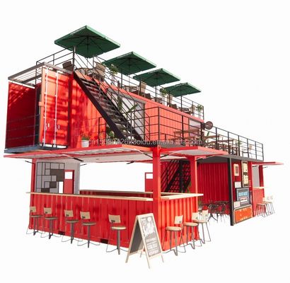 10ft 20ft Pop-up Transport Pavilion Πίνακα σάντουιτς Σπίτι Εστιατόριο Εστιατόριο Μεταφορικό δοχείο για εμπορικό κέντρο