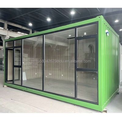 Ξενοδοχείο Resort Steel Frame Office Container House με 50/75/100mm Wave Sandwich Panel και Ζυγισμένο Χάλυβα 180g