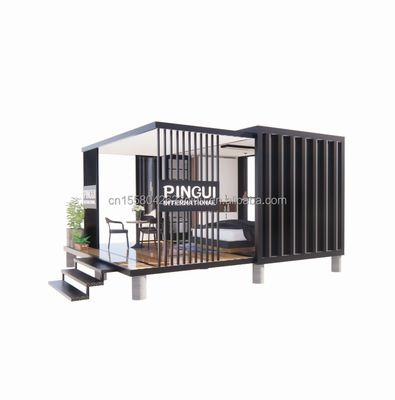 Τελειωμένο προϊόν 20ft Pop-up Container House με προσαρμοσμένο χρώμα και 50/75/100mm Wave Sandwich Panel