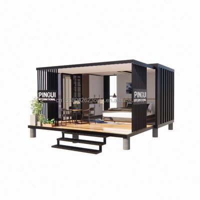 Τελειωμένο προϊόν 20ft Pop-up Container House με προσαρμοσμένο χρώμα και 50/75/100mm Wave Sandwich Panel