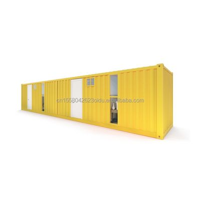 20ft Design Mobile Shipping 40ft Container 4 υπνοδωμάτια κατοικία Μίνι Lounge Hotel και προσαρμοσμένο χρώμα για πώληση ξενοδοχείου