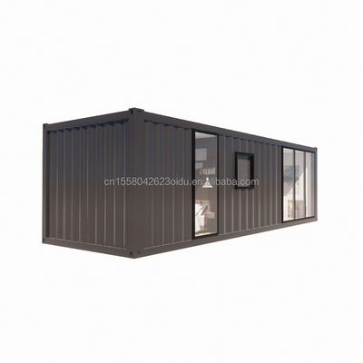 Τείχος 50/75/100mm κύμα σάντουιτς πίνακα 20ft όμορφα Prefab κοντέινερ σπίτια με γαλβανισμένο χάλυβα