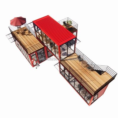 50/75/100mm Wave Sandwich Panel Wall Modular Mobile Store για κοντέινερ Επιδόρπιο Δωμάτιο Προετοιμασμένο Καφέ Κιόσκος Σκηνή Σχεδιασμός