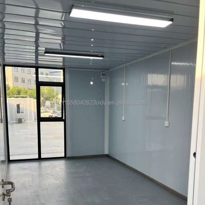 Προσαρμοσμένο χρωματικό χάλυβα πλαίσιο γαλβανισμένο χάλυβα κάμψη 180g αναδιπλούμενο επίπεδο συσκευασία κοντέινερ σπίτι για διαμονή κοιτώνες