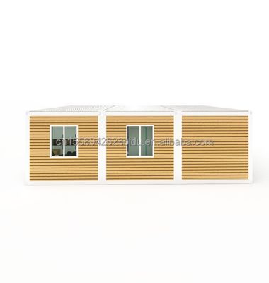 Ζυγισμένο χάλυβα κάμψη 180g 40ft 20ft αναδιπλούμενο σπίτι δοχείου με προκατασκευασμένο και χάλυβα πλαίσιο
