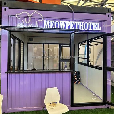 Σιδηροδρομικό υπόστεγο Συσκευαστήριο Κατασκευασμένο δομικό πλαίσιο Σιδηροδρομική δομή για 20ft ή 40ft Container Houses