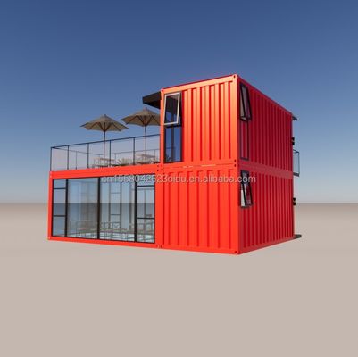 Pingui Προσαρμοσμένα 20ft/40ft Ζυγισμένα σιδηροδρομικά τετραγωνικά σωλήνες Εφοδιαστικό δοχείο Καφέ Φορητό δοχείο Εστιατόριο για το κατάστημα