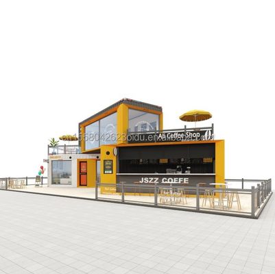 Αλουμινίου Σύνθετο Windows 20ft 40ft Prefab Mobile Shipping Bar Καφετέριες Εστιατόρια Κωνσταντίνος Μονουλογικό Σπίτι Σπίτι