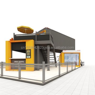 Αλουμινίου Σύνθετο Windows 20ft 40ft Prefab Mobile Shipping Bar Καφετέριες Εστιατόρια Κωνσταντίνος Μονουλογικό Σπίτι Σπίτι