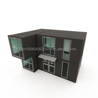 50/75/100mm κυματιστή σάντουιτς πίνακα τοίχοι Μοδούλες δοχεία προκατασκευασμένο γραφείο για σύγχρονους και ευέλικτους χώρους εργασίας