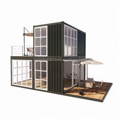 20ft Prefab Ναυτιλία Μικρά σπίτια Κοντέινερ Σπίτι Κινητό Prefab Σπίτι για κατάστημα σε κινέζικο στυλ σχεδιασμού