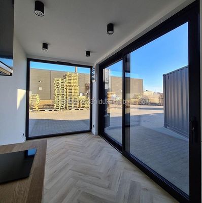 Στερεά σπίτια 20ft με 50/75/100mm Wave Sandwich Panel τοίχος και σύγχρονο σχεδιασμό Prefab Shipping Μικρό σπίτι