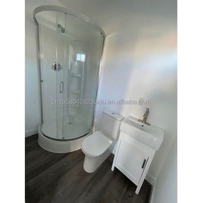 Τετραγωνικοί σωλήνες από γαλβανισμένο χάλυβα Προσυσκευασμένες μονωτές καμπίνες ξύλινος κήπου ηλιακό δωμάτιο πλήρες εξοπλισμός