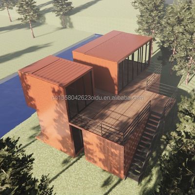 Σύγχρονο σχεδιασμό 20ft φορητό εμπορικό εμπορευματοκιβώτιο κατάστημα ρούχων Pop-Up κατάστημα λιανικής πώλησης τοίχος 50/75/100mm κύμα σάντουιτς πάνελ