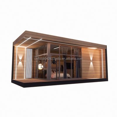 30ft Προσυσκευασμένο ξύλινο γυάλινο σπίτι Sunshine House Συσκευή Προσυσκευασμένο δοχείο