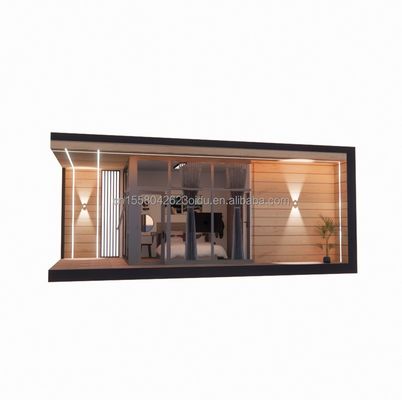 30ft Προσυσκευασμένο ξύλινο γυάλινο σπίτι Sunshine House Συσκευή Προσυσκευασμένο δοχείο