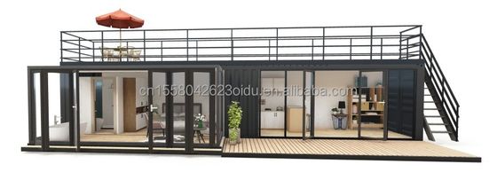 Σύγχρονο σχεδιασμό 20ft Custom Made Shipping Container Κήπος Καφετέρια Κινούμενο μπαρ Καφετέρια Εστιατόριο Εξωτερικό Steel Sandwich Panel
