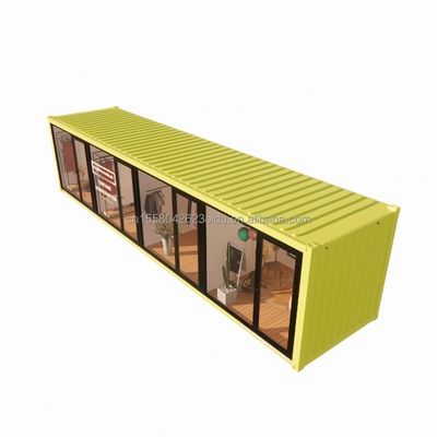 Χάλυβα Φρέμα Ζαλβανισμένο Χάλυβα Κλίση 180g Κινέζικο Στυλ Σχεδιασμού ΕΕ 40ft Προσυσκευασμένα Σπίτια για Σύγχρονα ρούχα Εμπορικό κατάστημα