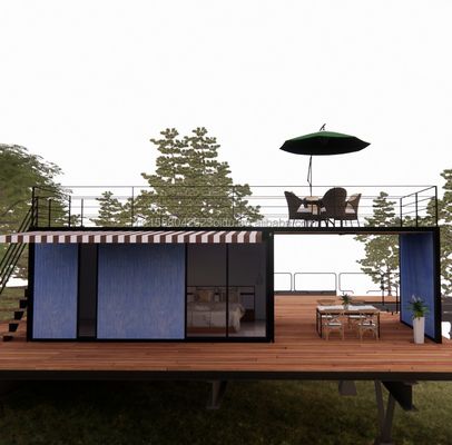 Σήμερα και εύκολο στην συναρμολόγηση Prefab Modular House με 50/75/100mm Wave Sandwich Panel Τείχη