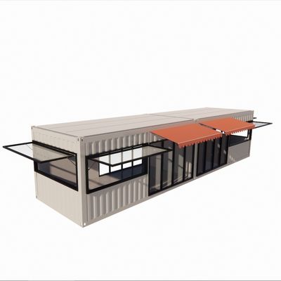 20ft 40ft Portable Kiosk Modified Prefab Modular Coffee Shop Shipping Container Bar Μεταμορφώνει την εμπειρία του μπάνιου σας