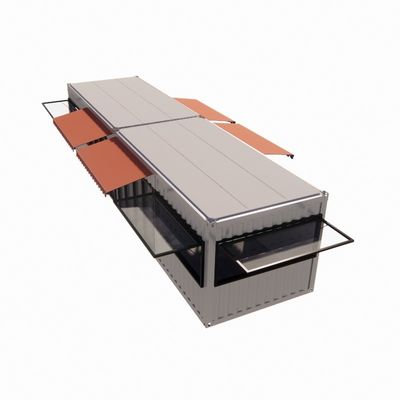 20ft 40ft Portable Kiosk Modified Prefab Modular Coffee Shop Shipping Container Bar Μεταμορφώνει την εμπειρία του μπάνιου σας