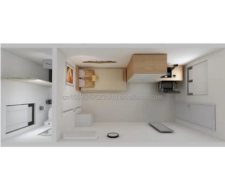 Αποσυναρμολογητέο Επεκτάσιμο 20ft Garden Hotel Mobile House ξύλινο στούντιο επίπεδο δοχείο για ξενοδοχείο χάλυβα Φρέμα δομής συγκολλημένη