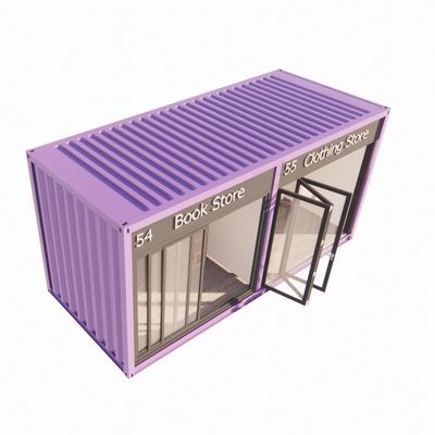 20ft Container Pop Up Coffee Shop Εστιατόριο Mobile Container Bar με μοντέρνο σχεδιασμό και προσαρμοσμένο χρώμα