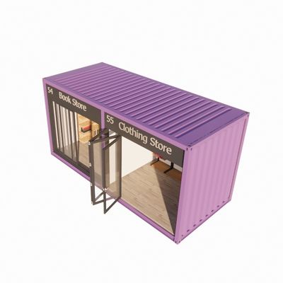 20ft Container Pop Up Coffee Shop Εστιατόριο Mobile Container Bar με μοντέρνο σχεδιασμό και προσαρμοσμένο χρώμα