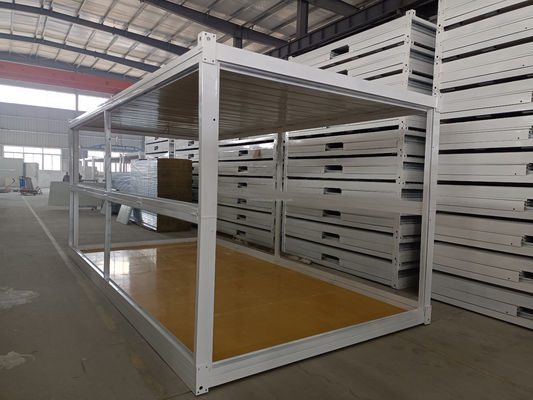 50/75/100mm Wave Sandwich Panel 20ft Flat Packaging Quick Folder Container Trailer για τις ανάγκες σας B2B
